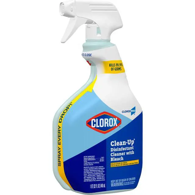 Alt view image 7 of 7 - Clorox Clean-Up Disinfectant Cleaner with Bleach Spray, 32 Ounces (35417)