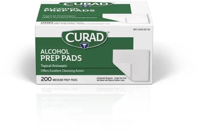 Main image of Alcohol Disinfectant Prep Pads, 2-ply, Medium Size, 200 Count