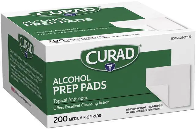 Alt view image 3 of 6 - Alcohol Disinfectant Prep Pads, 2-ply, Medium Size, 200 Count