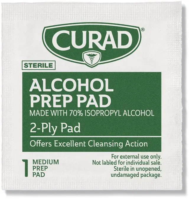 Alt view image 6 of 6 - Alcohol Disinfectant Prep Pads, 2-ply, Medium Size, 200 Count