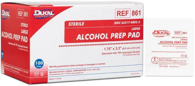 Main image of Alcohol Pad, Sterile (Box of 100)