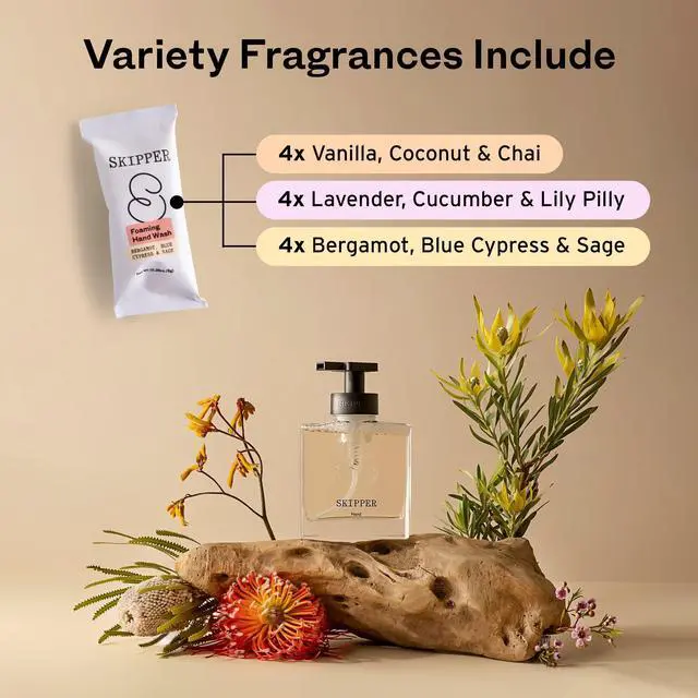 Alt view image 4 of 7 - Foaming Hand Soap Tablet Refills - 6 Pack - 48 fl oz total (6x 8 fl oz) - Rebranded - Compostable Packaging - Variety Fragrance Pack
