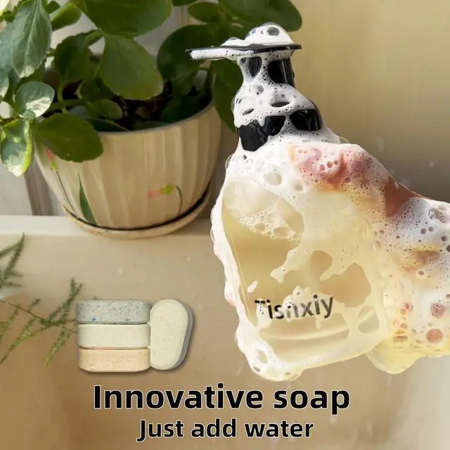 Alt view image 3 of 6 - Foaming Hand Soap Tablet Refills - 12 Count- 96 fl oz total (12x 8 fl oz) - Eco-Friendly Foaming Hand Soap Refill - Gentle on Hands, Kind to Earth - Variety Fragrance Pack