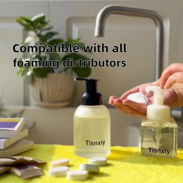 Alt view image 5 of 6 - Foaming Hand Soap Tablet Refills - 12 Count- 96 fl oz total (12x 8 fl oz) - Eco-Friendly Foaming Hand Soap Refill - Gentle on Hands, Kind to Earth - Variety Fragrance Pack