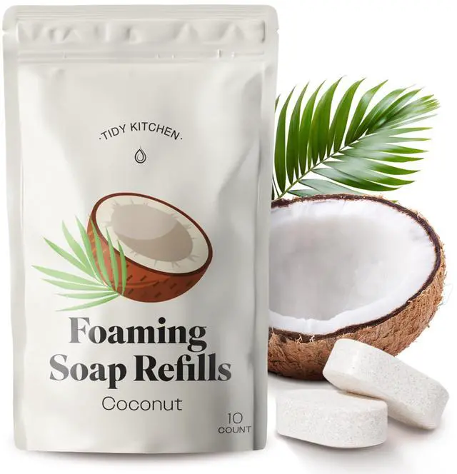 Main image of Foaming Hand Soap Refill Tablet, 10 Count Refill Pack, Coconut