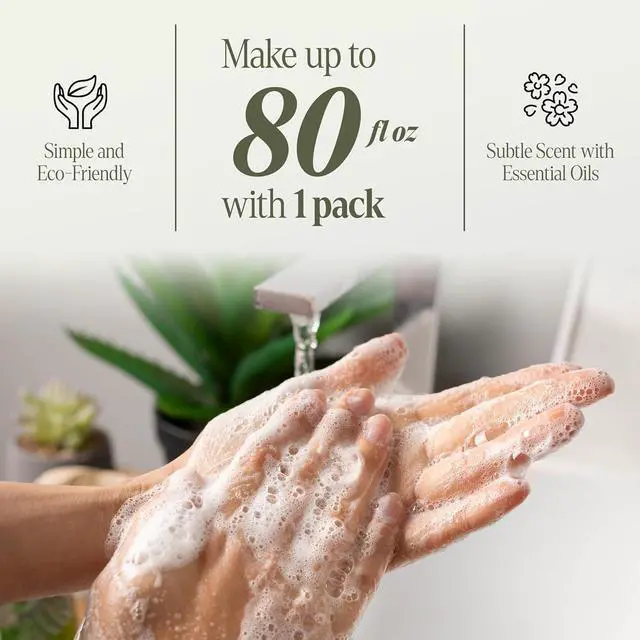 Alt view image 5 of 7 - Foaming Hand Soap Refill Tablet, 10 Count Refill Pack, Coconut