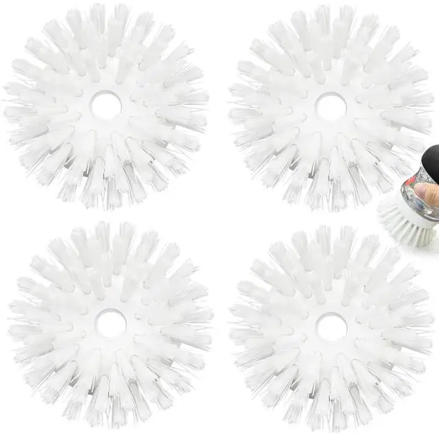 Main image of Palm Brush Refills for OXO Soap Dispensing Dish Brush - 4 Pack Cleaning Replacement Brush Head for OXO Palm Brush(White)