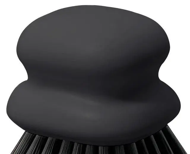 Alt view image 5 of 7 - Dish Brush with Handle, Kitchen Scrub Brushes for Cleaning, Dish Scrubber with Nylon bristles for Sink, Pots, Pans(1Pack Black Nylon bristles)