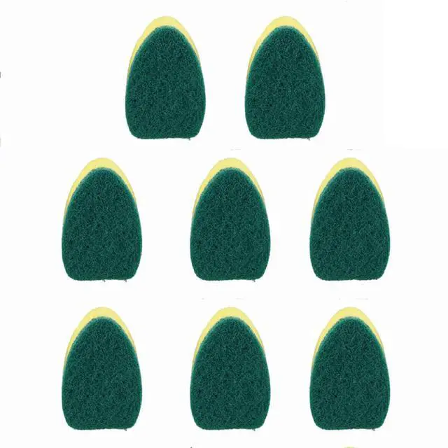Alt view image 2 of 6 - Dish Wand Refills Brush Sponge Heads, Soap Wand Sponge Replacement Pads, Soap Dispenser Scrubbers, Non Scratch Dishwand Refill Dishwasher Cleaning Set