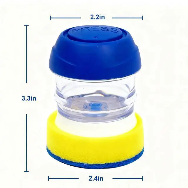 Alt view image 7 of 7 - Dish Scrubber with Soap Dispenser, Soap Dispensing Sponge