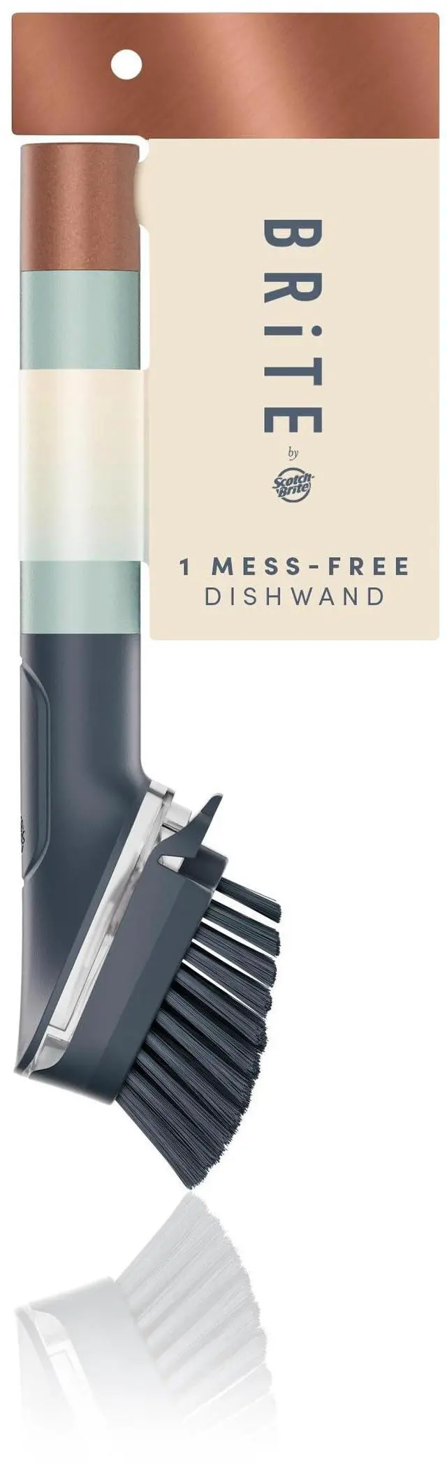 Main image of Limited Edition Mess-Free Dishwand, Sleek and Stylish Dish Brush with Soap Dispenser Handle
