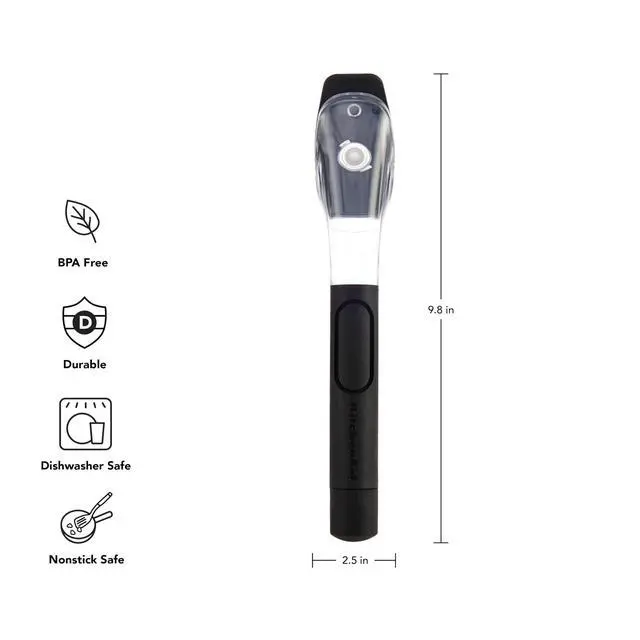 Alt view image 2 of 6 - Soap Dispensing Sink Brush with Easy to Fill Handle, Nylon Bristles for Tough Cleaning, Comfort Grip Handle for Non Slip Grip, Black