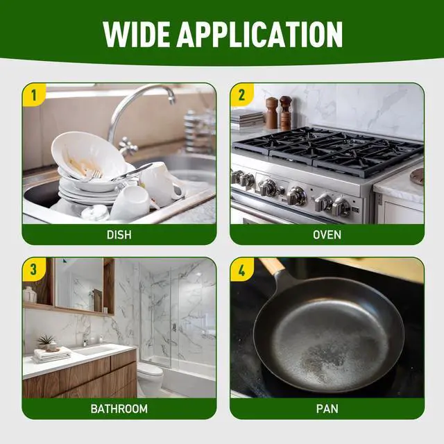 Alt view image 6 of 7 - Dishwand Refills Sponge Heads for Scotch-Brite Dish Wand, Non Scratch Heavy Duty Scrub Brush Sponges, Soap Dispensing Scrubbers, Dish Wand Refill Head Pad Replacements for Kitchen Sink, Glass Cleaning