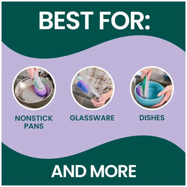 Alt view image 5 of 7 - Non-Scratch Advanced Soap Control Dishwand, Leak-Free Guarantee, Long Lasting and Reusable