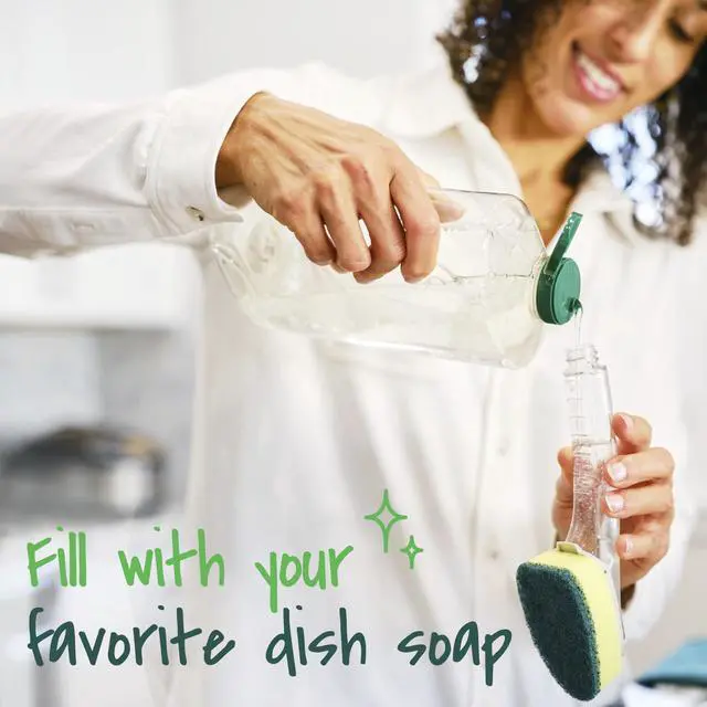 Alt view image 5 of 7 - Heavy Duty Dishwand Refills, Fits All Scotch-Brite Dishwands, 10 Refills