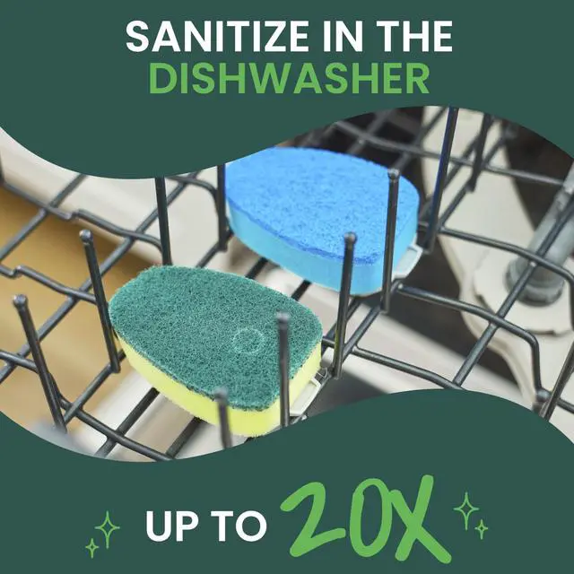 Alt view image 4 of 7 - Heavy Duty Dishwand Refills, Fits All Scotch-Brite Dishwands, 10 Refills