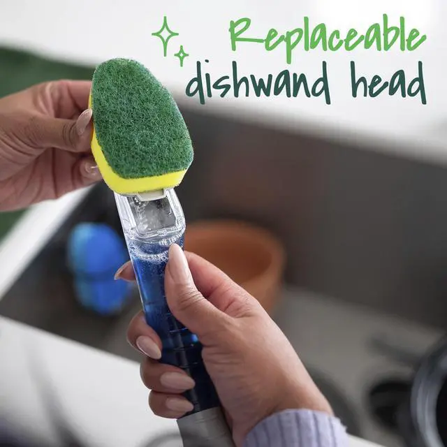 Alt view image 7 of 7 - Heavy Duty Dishwand Refills, Fits All Scotch-Brite Dishwands, 10 Refills