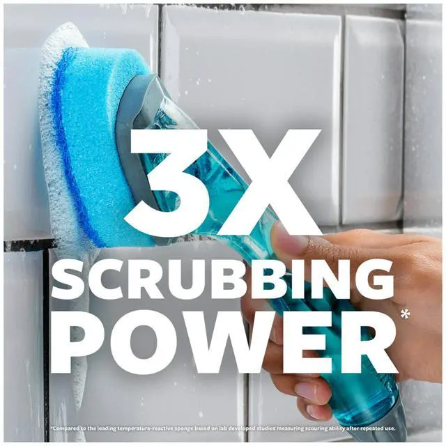 Alt view image 4 of 7 - Non-Scratch Dishwand Refill, 14 Dish Wand Sponge Refills, Removes Stuck-on Food, Best for Nonstick Pots and Pans, Glass, Tubs & Showers, Fits All Scotch Brite Dishwands