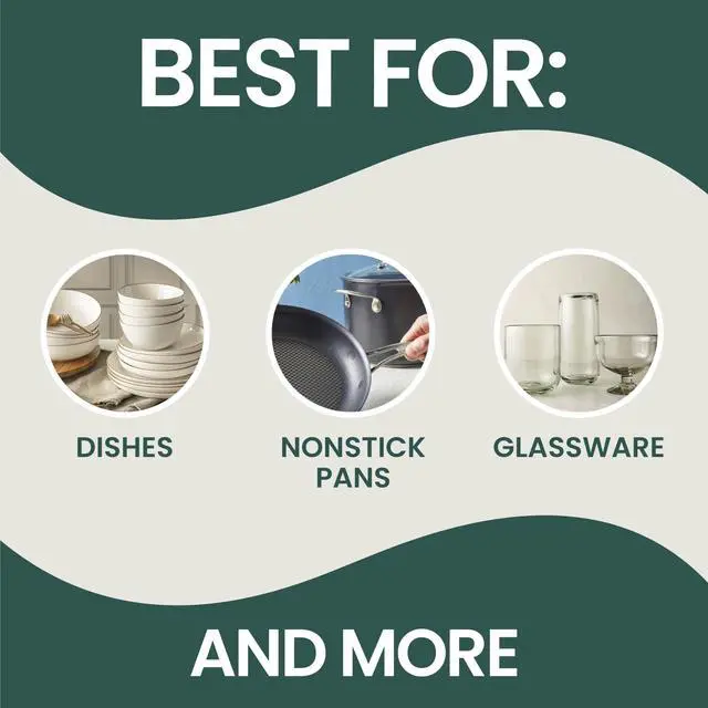 Alt view image 4 of 7 - Greener Clean, Non-Scratch Dishwand Refills, Fits All Scotch-Brite Dishwands, 3 Count