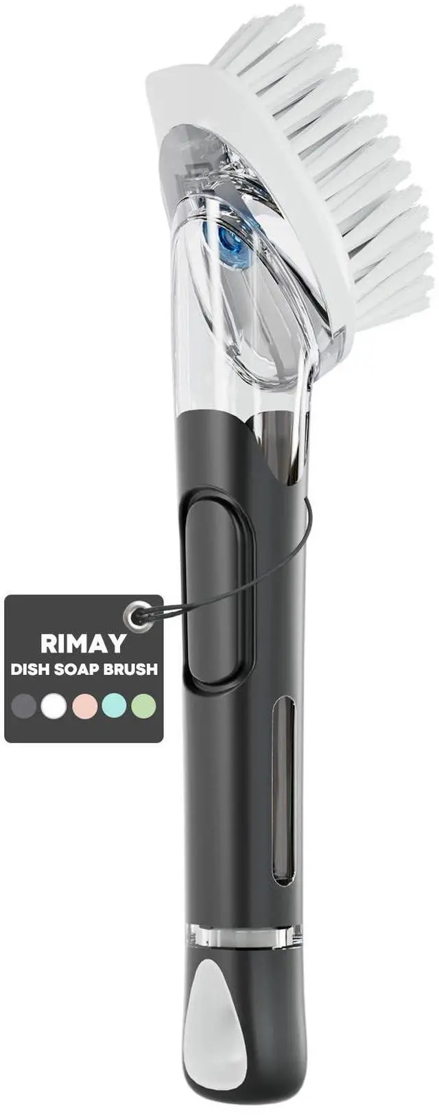 Main image of Soap Dispensing Dish Brush, Dish Scrubber with Soap Dispenser, Dish Soap Brush, Dish Wand with Soap Dispenser Kitchen Brush for Dishes, Pans, Sink, Pots