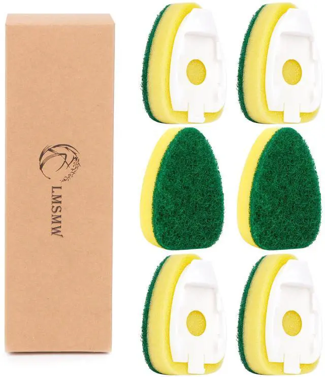 Main image of Dish Wand Sponge Refills, Non-Scratch Dishwand Replacement Heads, Scratch-Free Soap Dispensing Scrubber Pads, Zero-Scratch Scrub Sponge Refills, Safe for Nonstick Cookware Kitchen Surfaces
