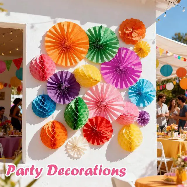 Alt view image 6 of 7 - 400 Sheets Tissue Paper, 20 Colors 10" X 14" Tissue Papers for Gift Bags Birthday Party Flower Decoration, Colored Tissue Paper Bulk for Packaging