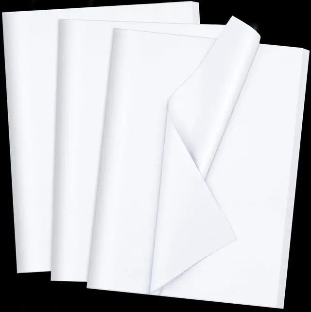Main image of 100 Sheets White Tissue Paper 20x14 Inches Tissue Paper for Gift Bags Wrapping Tissue Paper Bulk for DIY Crafts Birthday Baby Shower Festival Holidays Decorative