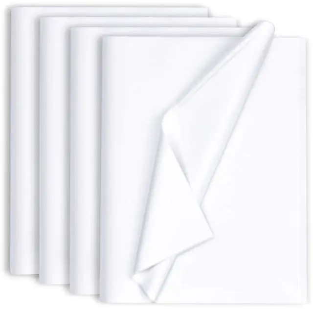 Main image of 130 Sheets 20"x14" White Tissue Paper for Gift Bags Christmas Weddings Birthday Arts Craft Party Decoration