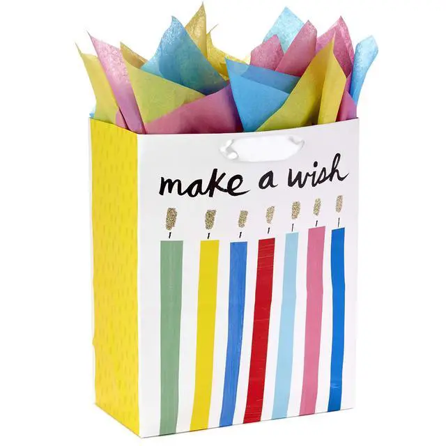 Alt view image 6 of 7 - Tissue Paper, 120 Sheets (Classic Rainbow, 8 Colors) for Birthdays, Mother's Day, Graduation, Gift Wrap, Crafts, DIY Paper Flowers, Tassel Garland and More