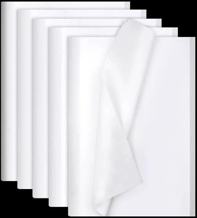 Main image of 140 Sheets White Tissue Paper, 14 x 20 Inches Tissue Paper Bulk, Wrapping Tissue Papers for Weddings Birthday DIY Project Arts Craft Decor