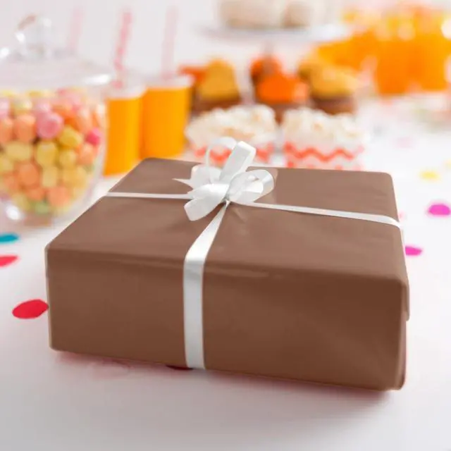 Alt view image 5 of 7 - 60 Sheets Brown Tissue Paper Bulk, Gift Wrapping Tissue Paper for Packaging 14 x 20 Inch Art Crafts for Gift Bags Decorative Floral Wedding Birthday Party Decor