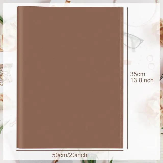 Alt view image 2 of 7 - 60 Sheets Brown Tissue Paper Bulk, Gift Wrapping Tissue Paper for Packaging 14 x 20 Inch Art Crafts for Gift Bags Decorative Floral Wedding Birthday Party Decor