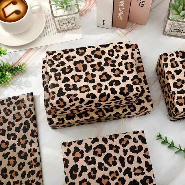 Alt view image 4 of 7 - 60 Sheets Leopard Print Tissue Paper Gift Wrapping Paper, 14 x 20 Inch
