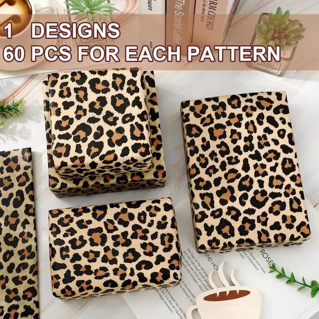 Alt view image 3 of 7 - 60 Sheets Leopard Print Tissue Paper Gift Wrapping Paper, 14 x 20 Inch