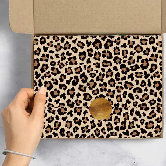 Alt view image 6 of 7 - 60 Sheets Leopard Print Tissue Paper Gift Wrapping Paper, 14 x 20 Inch
