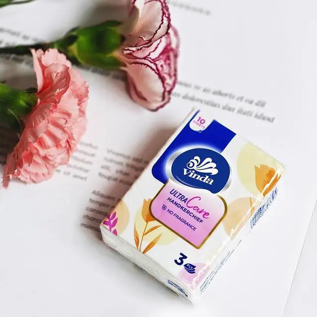 Alt view image 3 of 7 - 3-Ply Mini Ultra Care Pocket Tissues, Portable Series Facial Tissue, Travel Size for Use in All Occasions (12 Packs of 10 Tissues)