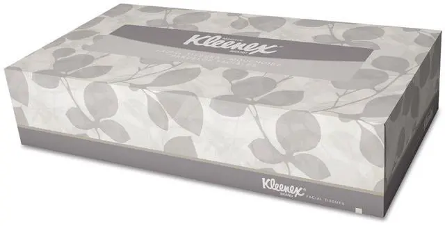 Main image of White Facial Tissue, 2-Ply, White, Pop-Up Box, 100 Sheets/Box