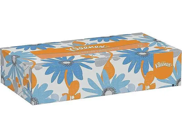 Alt view image 2 of 7 - White Facial Tissue, 2-Ply, White, Pop-Up Box, 100 Sheets/Box