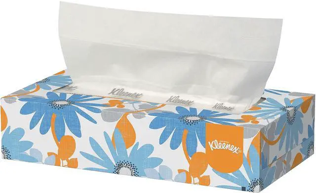 Alt view image 5 of 7 - White Facial Tissue, 2-Ply, White, Pop-Up Box, 100 Sheets/Box