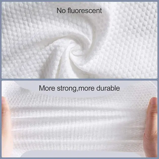 Alt view image 6 of 7 - Disposable Face Towel Face Cloths for Washing Soft Cotton Dry Wipes Facial Cloths Towelettes for Washing and Drying, 100 Count Facial Tissue for Cleansing, Skincare and Makeup Remover