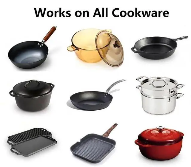 Alt view image 7 of 7 - 8"x6" Cast Iron Scrubber Stainless Steel Chainmail Cleaner for Pre-Seasoned Pans, Griddles, BBQ Grill and Pot Cookware Cleaning