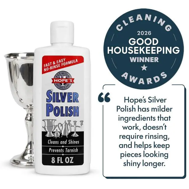 Alt view image 2 of 7 - Silver Polish & Cleaner Protective Tarnish Remover Odorless Safe & Gentle No-Rinse Formula Fast & Easy Free of Harsh Chemicals Will not Scratch 8 Fl Oz
