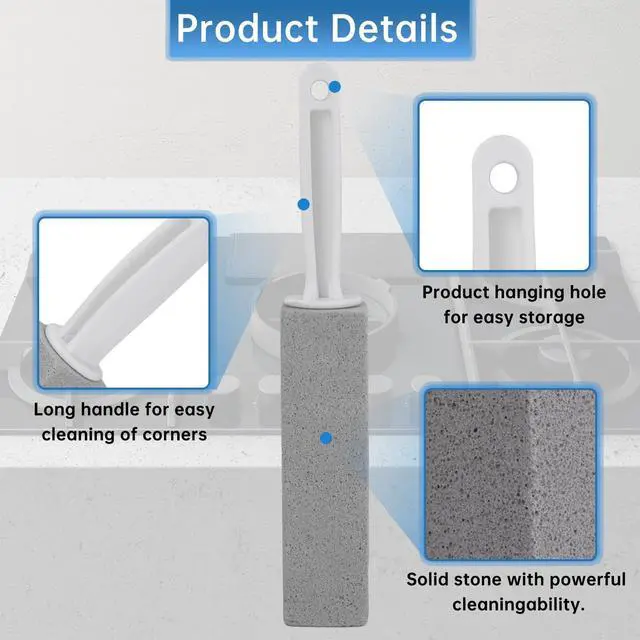 Alt view image 3 of 7 - Cleaning Pumice Stone for Stove Grates - 2 Pack to Remove Water Rings and Stains