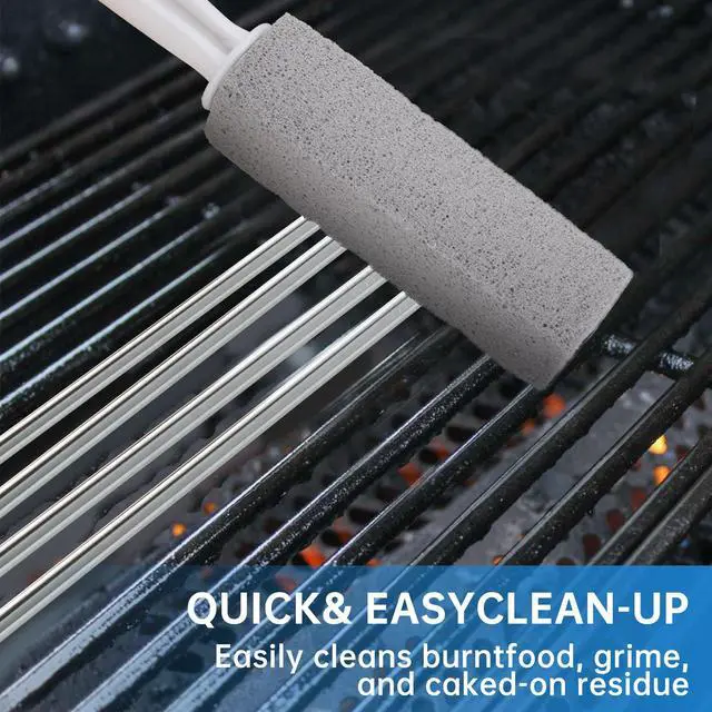 Alt view image 5 of 7 - Cleaning Pumice Stone for Stove Grates - 2 Pack to Remove Water Rings and Stains
