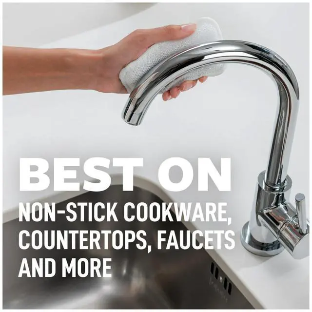 Alt view image 7 of 7 - Greener Clean Dual Action Scrub & Wipe, 2 Flexible Dish Cloths for Washing Dishes and Kitchen, Safe on Nonstick Pots and Pans, Glassware, China, Tubs & Tile