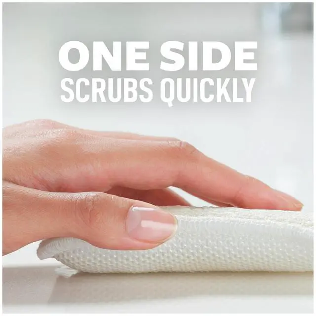Alt view image 4 of 7 - Greener Clean Dual Action Scrub & Wipe, 2 Flexible Dish Cloths for Washing Dishes and Kitchen, Safe on Nonstick Pots and Pans, Glassware, China, Tubs & Tile
