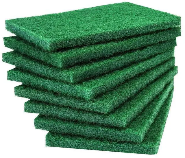Main image of 8PCS Scouring Pad - Premium Heavy Duty Scrub Pads, Reusable Household Green Dish Scrubber, Multipurpose Scour pad - for Kitchen Scrubber & Metal Grills, 3.9 x 5.9 x 0.36IN