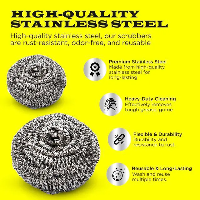 Alt view image 3 of 6 - Scrubber Scourer Simba for Cleaning Scourers 12 Pack