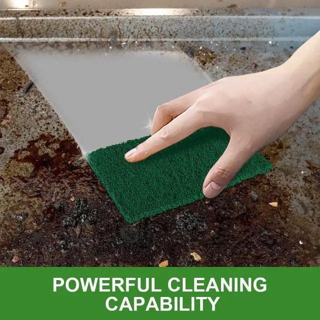 Alt view image 4 of 7 - Heavy Duty Scouring Pads, Dish Scrubber Pads for Household and Kitchen, Multipurpose Scour Pads for Cleaning, 24 Pack, 5.5in*3.5in