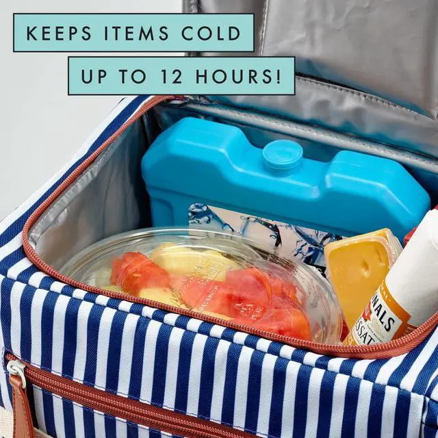 Alt view image 5 of 7 - Cool Coolers , XL Cooler Ice Block, Large and Powerful Ice Pack, Perfect for Insulated Cooler, Beach Bag, Backpack Cooler & Travel, 1PK, Blue
